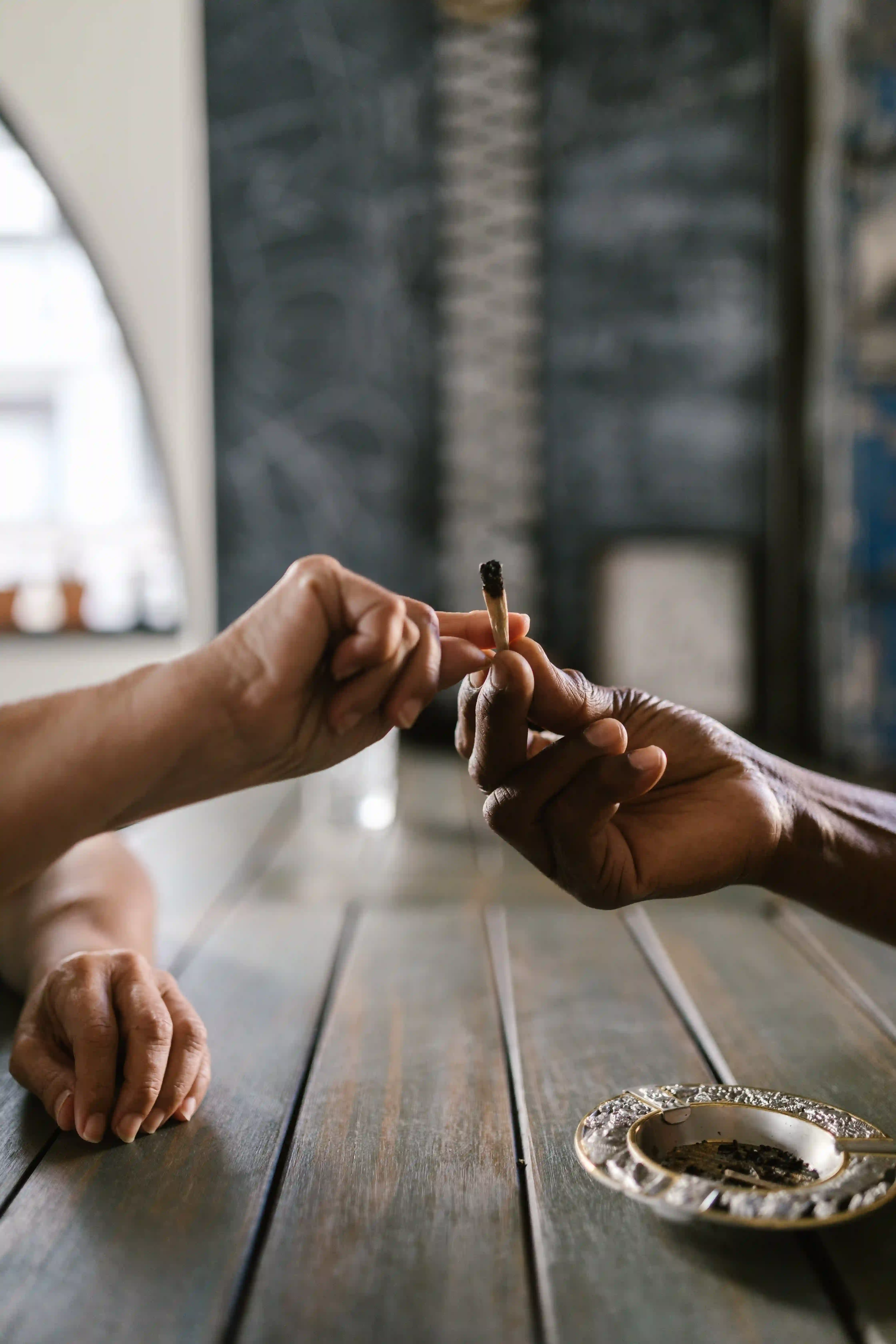 sharing a marijuana joint